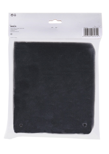 BOSCH GAS 15 Schaumstofffilter-closed one side