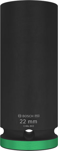 BOSCH PRO Impact Steckschlüsselsatz, 1/2", 22 mm, tief BOSCH PRO Impact Steckschlüsselsatz, 1/2", 22 mm, tief