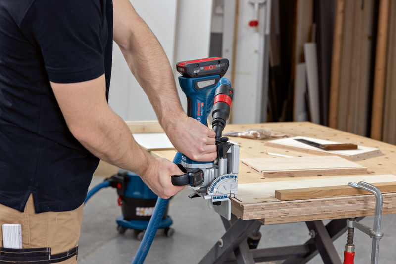BOSCH Akku-Flachdübelfräse GFF 18V-22
