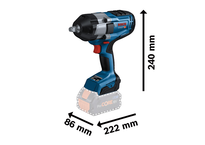 BOSCH Akku-Drehschlagschrauber GDS 18V-1000 in L-BOXX