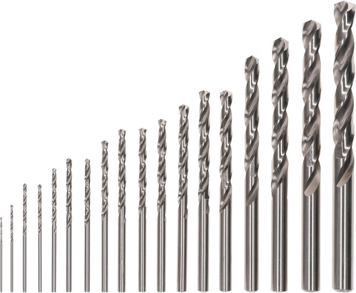 BOSCH 18-teiliges Metallbohrer-Set, Toughbox, HSS-G, DIN 338, 135°, 1–10 mm BOSCH 18-teiliges Metallbohrer-Set, Toughbox, HSS-G, DIN 338, 135°, 1–10 mm