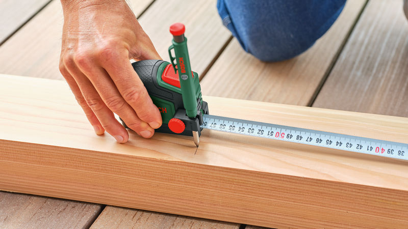 BOSCH Handwerkzeuge Maßband 5 m + Befestigungsclip