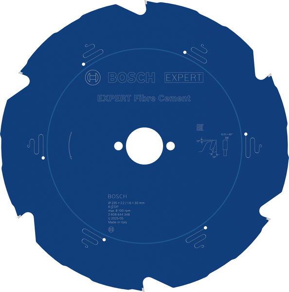 BOSCH EXPERT Fibre Cement Kreissägeblatt, 235x2,2/1,6x30 mm, Z6