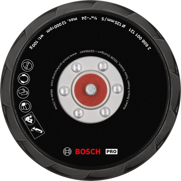 BOSCH PRO Polierteller, 125 mm, GPX 12V-125 BOSCH PRO Polierteller, 125 mm, GPX 12V-125
