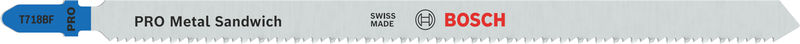 BOSCH PRO Metal Sandwich T718BF Stichsägeblatt, 180 mm, 5-tlg.