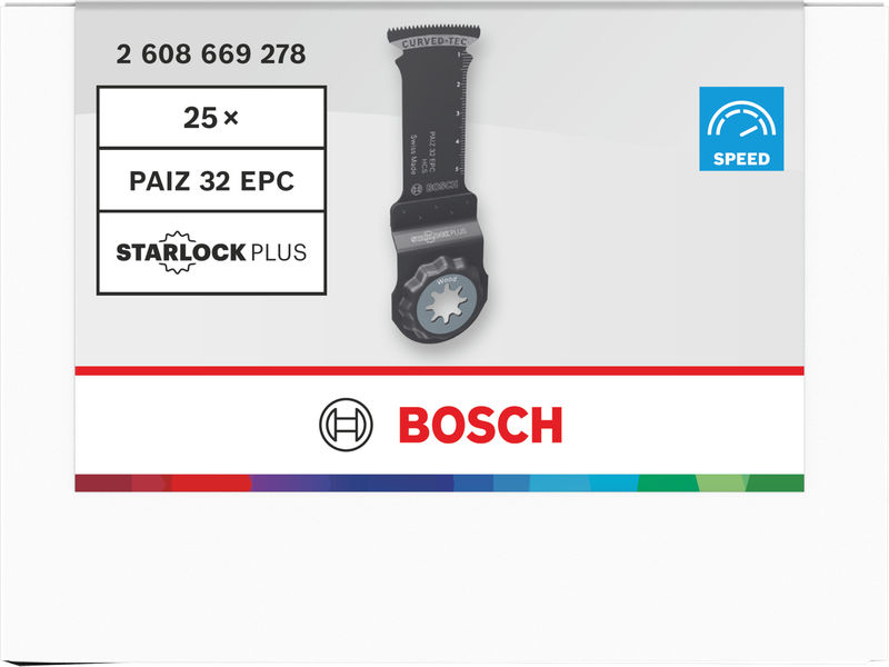 BOSCH PAIZ 32 EPC Holz Tauchsägeblatt, Starlock, 32 x 60 mm, TU25