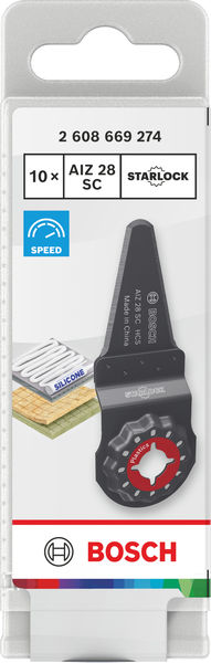 BOSCH AIZ 28 SC Kunststoff Schneider, Starlock, 28 x 40 mm, 10-tlg. BOSCH AIZ 28 SC Kunststoff Schneider, Starlock, 28 x 40 mm, 10-tlg.