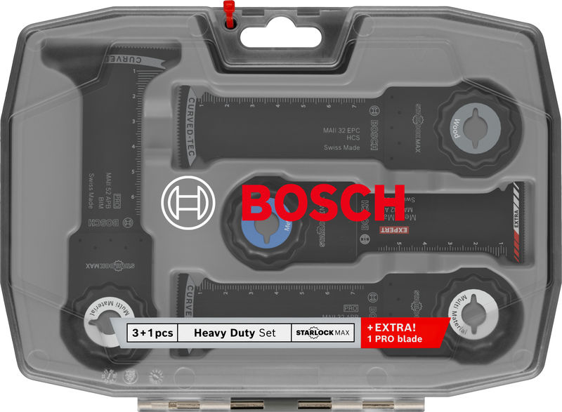 BOSCH Heavy Duty Set, 4-tlg.