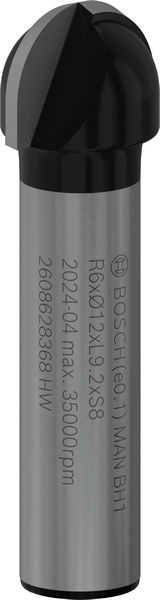 BOSCH PRO Hohlkehlfräser, R 6, Schaft 8 mm BOSCH PRO Hohlkehlfräser, R 6, Schaft 8 mm
