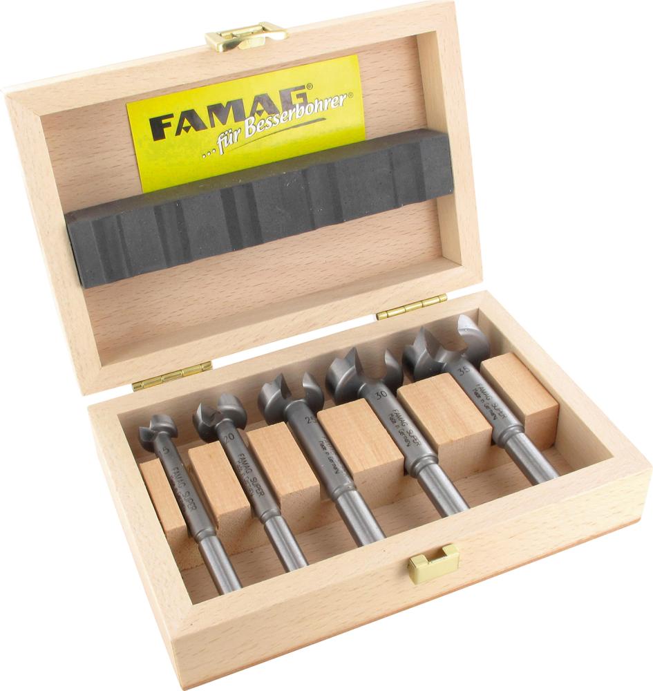 FAMAG Forstnerbohrer-Satz WS 5tlg. GL 90mm Famag FAMAG Forstnerbohrer-Satz WS 5tlg. GL 90mm Famag