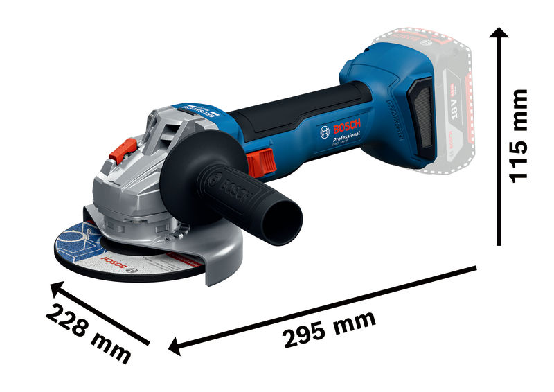 BOSCH Akku-Winkelschleifer GWS 18V-8, L-BOXX 136 BOSCH Akku-Winkelschleifer GWS 18V-8, L-BOXX 136