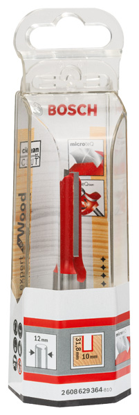 BOSCH Nutfräser Expert for Wood, Carbide, 12 mm, D1 10 mm, L 31,8 mm, G 76 mm