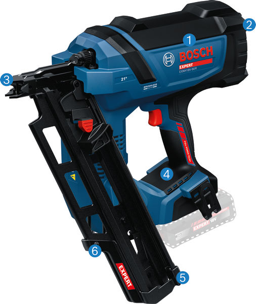 BOSCH Akku-Holznagler EXNH18V-90R in XL-BOXX