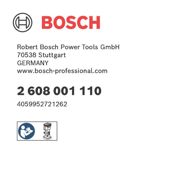 BOSCH PRO Grundplatte, halbrund, 7 x 93 x 118 mm