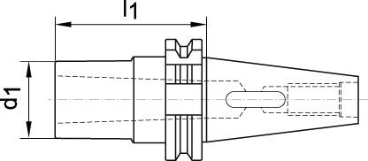 FORTIS Einsatzhülse DIN69871AD Form B SK50/MK2 FORTIS FORTIS Einsatzhülse DIN69871AD Form B SK50/MK2 FORTIS