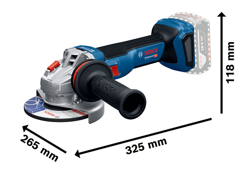 BOSCH Akku-Winkelschleifer GWS 18V-11 S