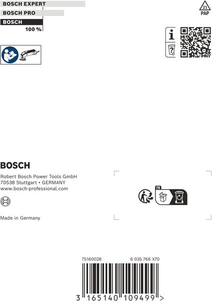 BOSCH Schleifplatte