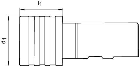 FORTIS Gewindeschnellwechsel- Futter M14-33 32x97mm FORTIS