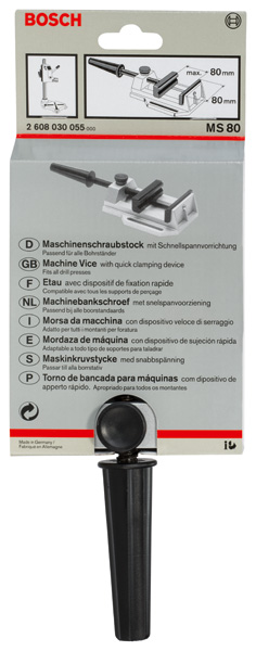 BOSCH Maschinenschraubstock MS 80, 95 mm, 80 mm, 80 mm