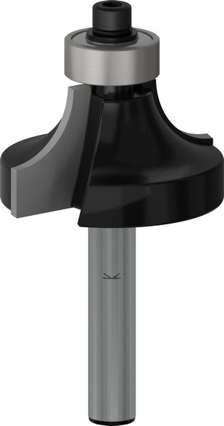 BOSCH PRO Abrundfräser, R 3/8", Schaft 1/4"