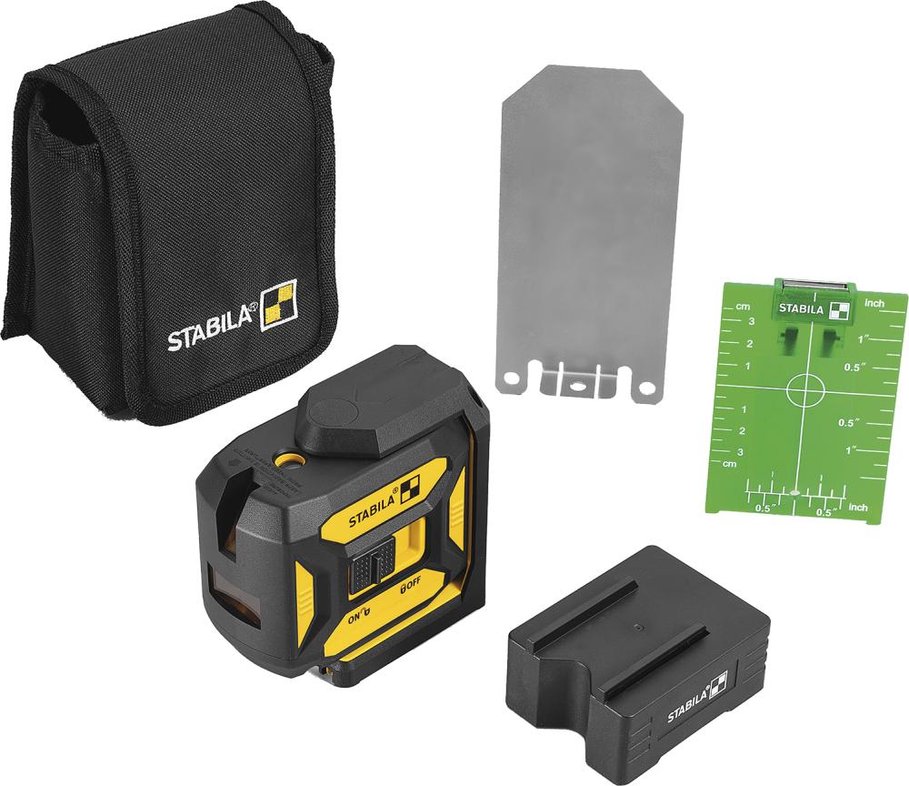 STABILA Kreuzlinien-Lot-Laser LAX 320 G, 5-teiliges Set STABILA Kreuzlinien-Lot-Laser LAX 320 G, 5-teiliges Set