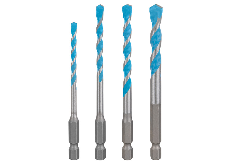 BOSCH EXPERT HEX-9 Multi Construction Bohrer-Set, 4x90/5x100/6x100/8x100 mm, 5-tlg.