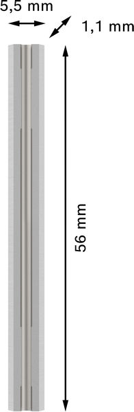 BOSCH PRO Hobelmesser, 56 x 5,5 x 1,1 mm, 2 Stk