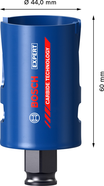 BOSCH EXPERT Construction Material Lochsäge, 44x60 mm