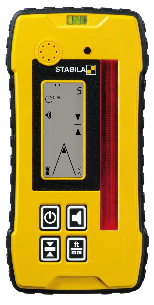 STABILA Empfänger REC 300 Digital, Receiver für Rotationslaser mit roten Laserstrahlen, Referenzabweichung in mm STABILA Empfänger REC 300 Digital, Receiver für Rotationslaser mit roten Laserstrahlen, Referenzabweichung in mm