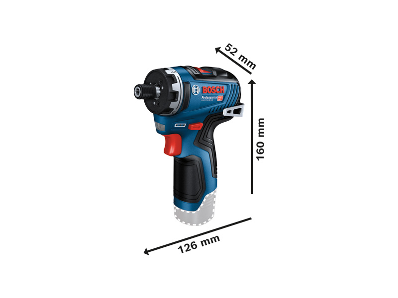 BOSCH Akku-Schrauber GSR 12V-35 HX, 2 x Akku GBA 12V 3.0Ah