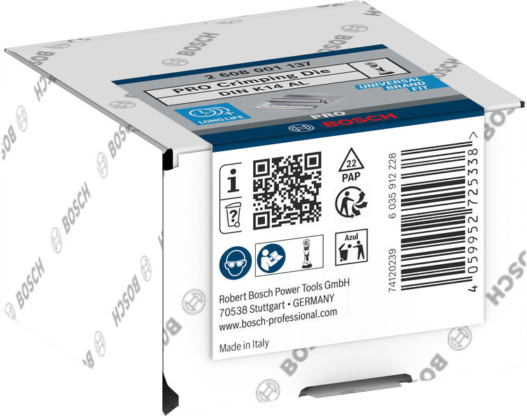 BOSCH PRO Presseinsatz, K14 AL, 35 mm², Aluminiume BOSCH PRO Presseinsatz, K14 AL, 35 mm², Aluminiume