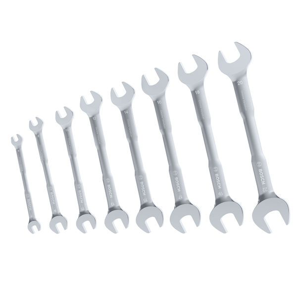 BOSCH Handwerkzeuge Doppelmaulschlüssel-Set 8-teilig