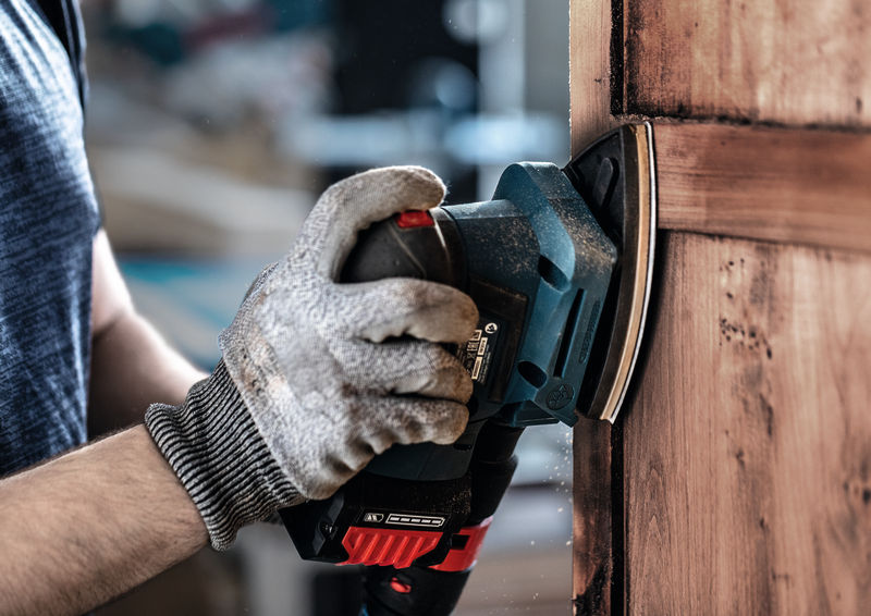 BOSCH EXPERT M480 Schleifnetz, 93x93mm, K150, 5-tlg.
