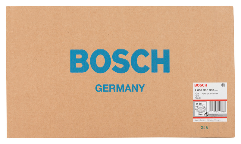 BOSCH Schlauch für Bosch-Sauger, 5 m, 35 mm, mit Bajonettverschluss