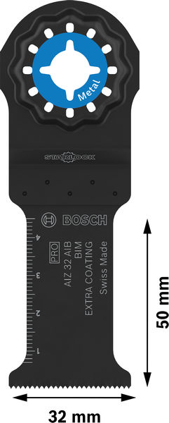 BOSCH PRO AIZ 32 AIB Blatt für Multifunktionswerkzeuge, 32 x 50 mm