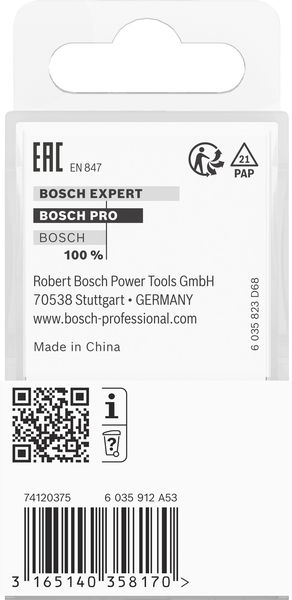 BOSCH PRO Profilfräser klassisch, R 6,3, Schaft 8 mm