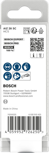 BOSCH AIZ 28 SC Kunststoff Schneider, Starlock, 28 x 40 mm, 10-tlg. BOSCH AIZ 28 SC Kunststoff Schneider, Starlock, 28 x 40 mm, 10-tlg.