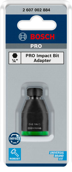BOSCH PRO Impact Bit-Adapter, 1/2'' BOSCH PRO Impact Bit-Adapter, 1/2''