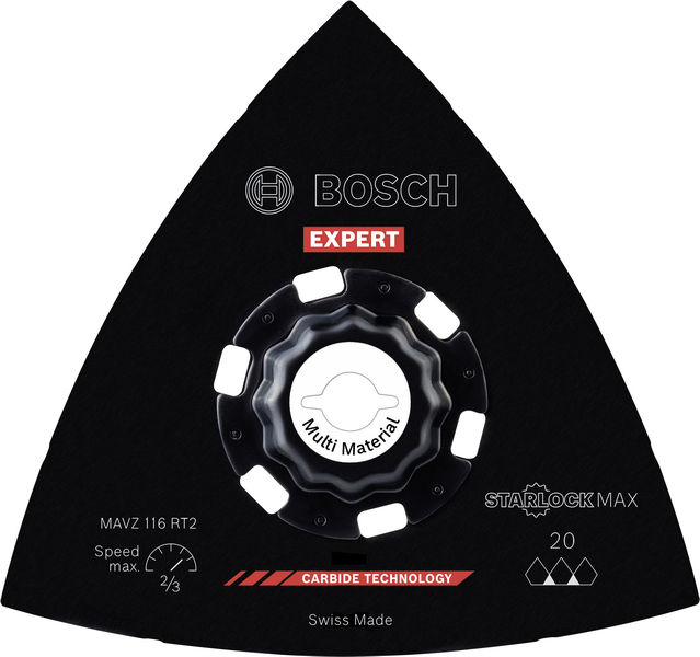 BOSCH EXPERT MAVZ 116 RT2 Schleifplatte, 116 mm