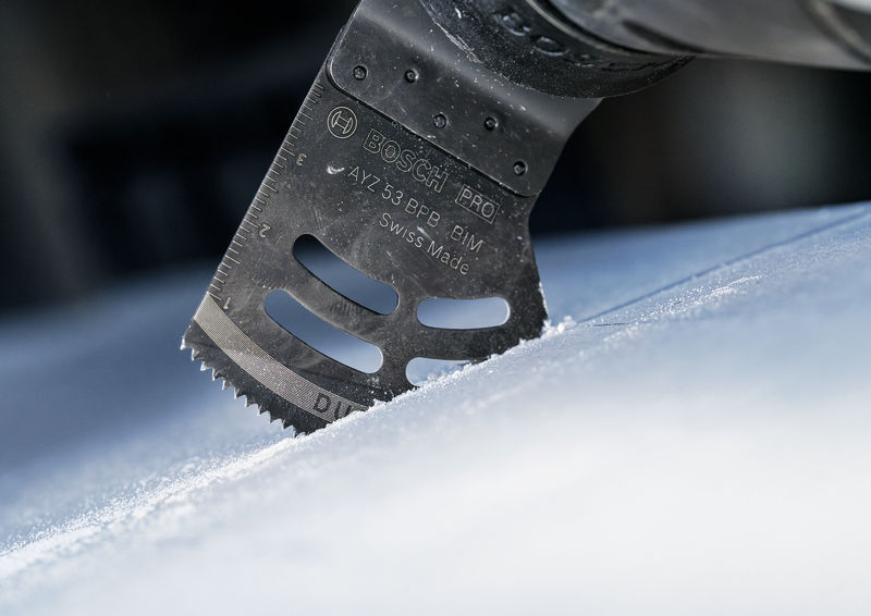 BOSCH PRO AYZ 53 BPB Dual-Tec Blatt für Multifunktionswerkzeuge, 53 x 40 mm, 5-tlg.