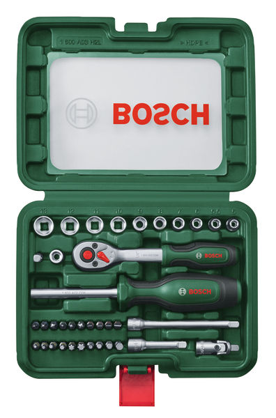 BOSCH Handwerkzeuge 1/4"-Ratschen-Set 37-teilig