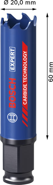 BOSCH EXPERT Multi Material Power Change Plus-Lochsäge, 20 x 60 mm BOSCH EXPERT Multi Material Power Change Plus-Lochsäge, 20 x 60 mm