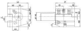 FORTIS Werkzeughalter VDI axial links C2 30x20mm FORTIS