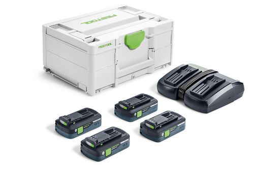 FESTOOL Energie-Set SYS 18V 4x4,0/TCL 6 DUO FESTOOL Energie-Set SYS 18V 4x4,0/TCL 6 DUO