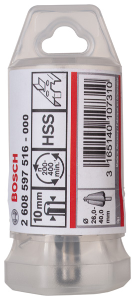 BOSCH Blechschälbohrer HSS, zylindrisch, 24 - 40 mm, 89 mm, 10 mm