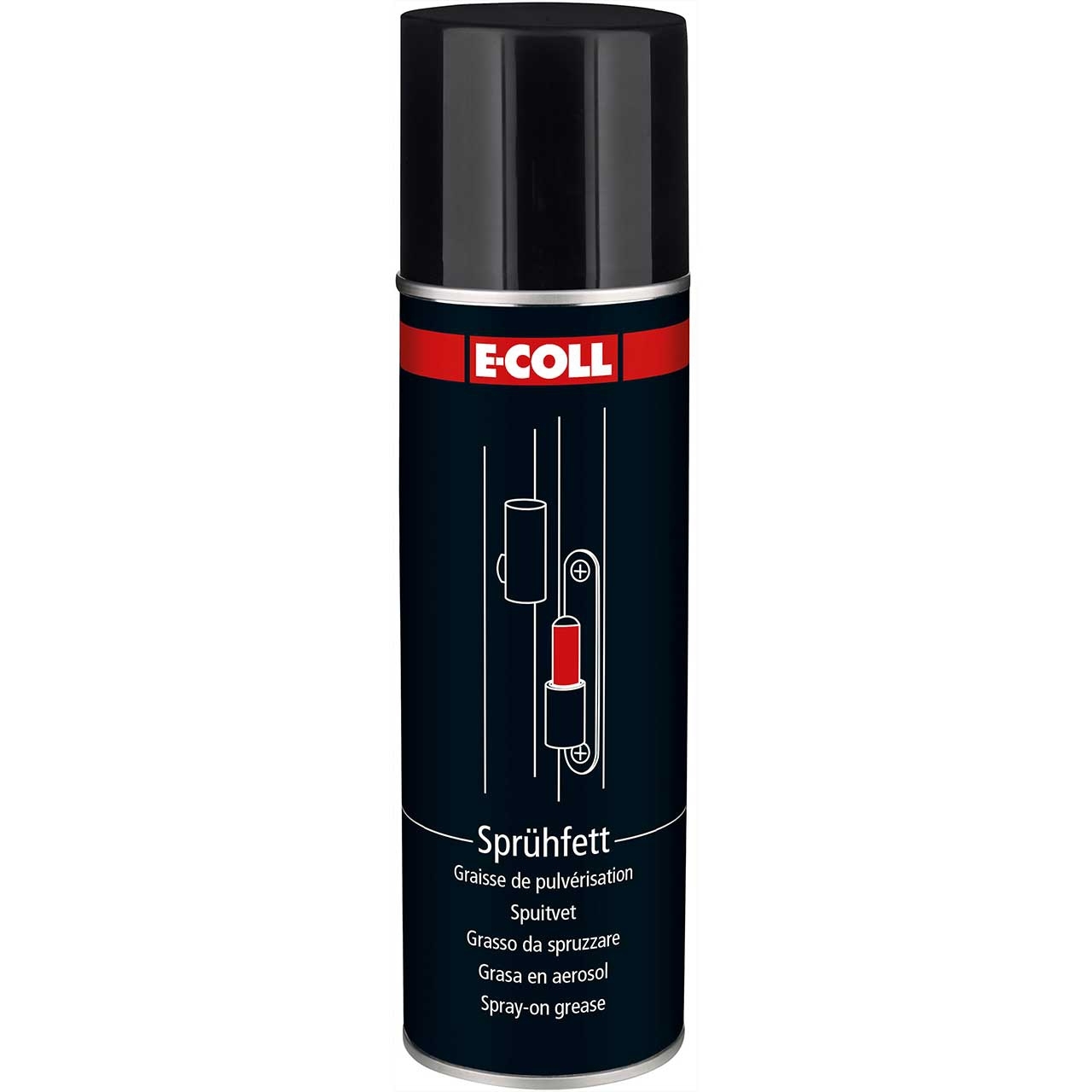 E-COLL Sprühfett 300ml weiß