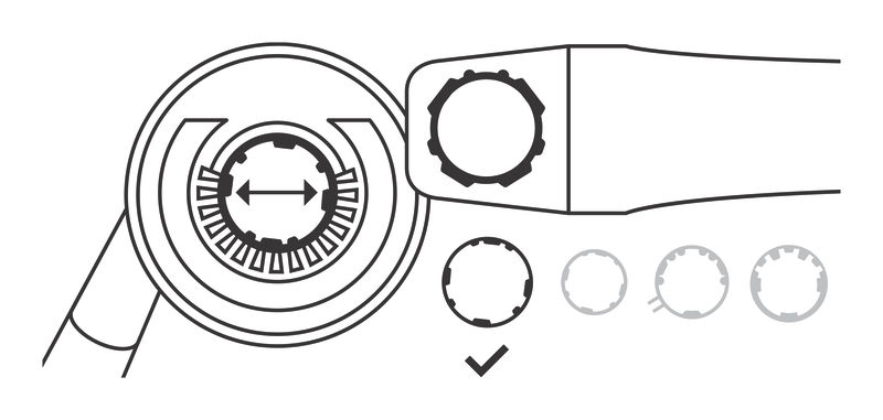 BOSCH PRO Absaughaube, ohne Schlüssel, 115/125 mm