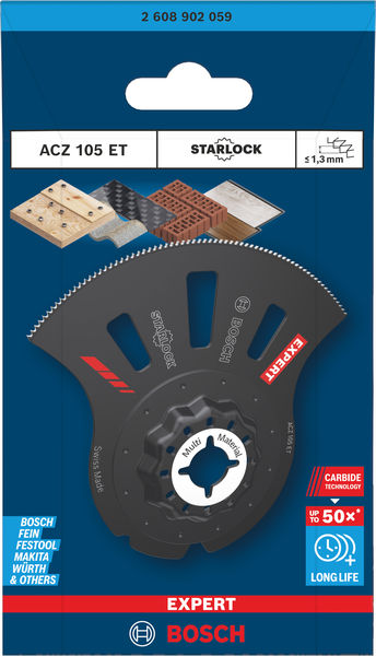 BOSCH EXPERT ACZ 105 ET Multi Material Segmentsägeblatt, 80 x 30 mm