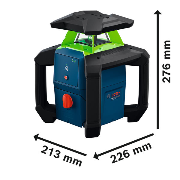 BOSCH Rotationslaser GRL18V-3-31G, 1 x Akku ProCORE18V 4.0Ah in L-BOXX