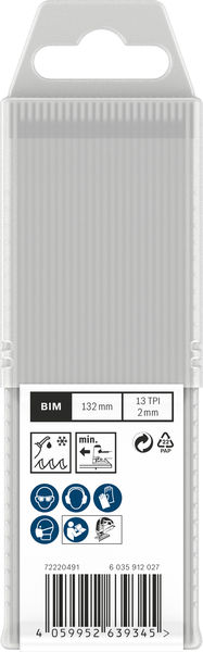 BOSCH PRO Metal Pipes and Profiles T321BF Stichsägeblatt, 132 mm, 25-tlg.